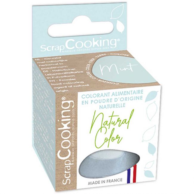 ScrapCooking natuerliche Lebensmittelfarbe Mint 10g