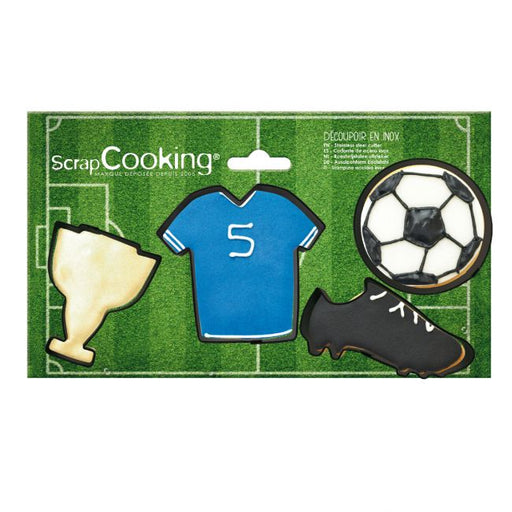 ScrapCooking AusstecherSet Fussball 4Stk.