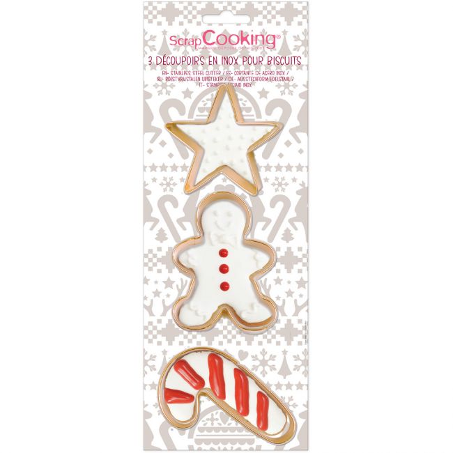 ScrapCooking Ausstecher Set Gingerbread 3 Stk.