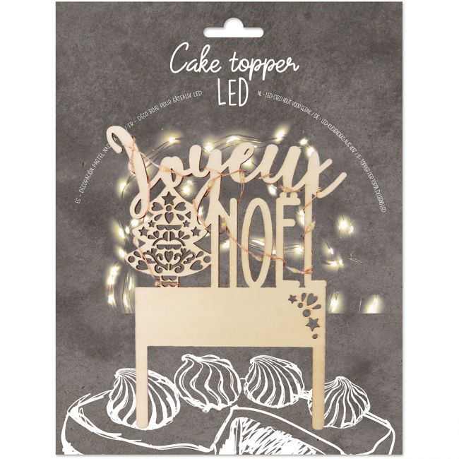 ScrapCooking Cake Topper Joyeux Noel