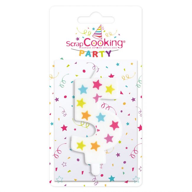 ScrapCooking Geburtstagskerze Nr. 5