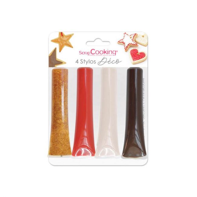 ScrapCooking Icing Pens Set 4 Stk.