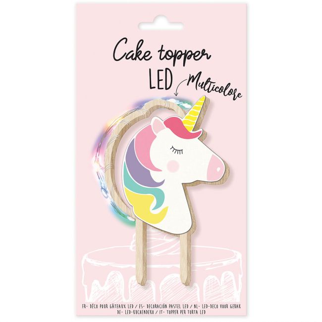 ScrapCooking LED Cake Topper Einhorn