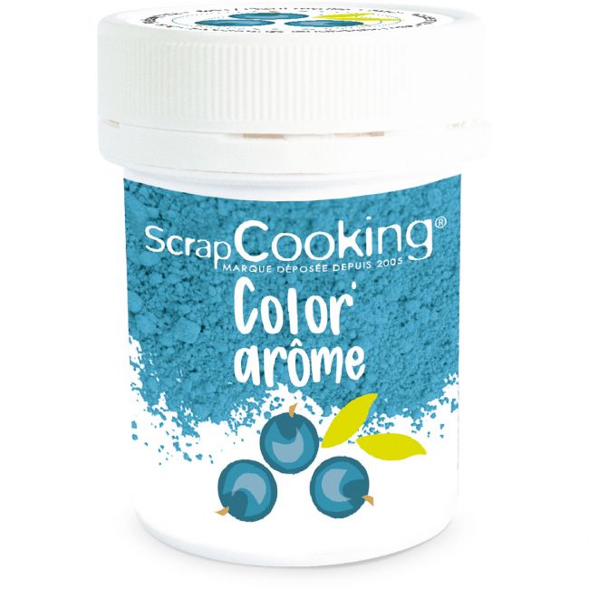 ScrapCooking Lebensmittelfarbe & Aroma Blau / Heidelbeere 10g