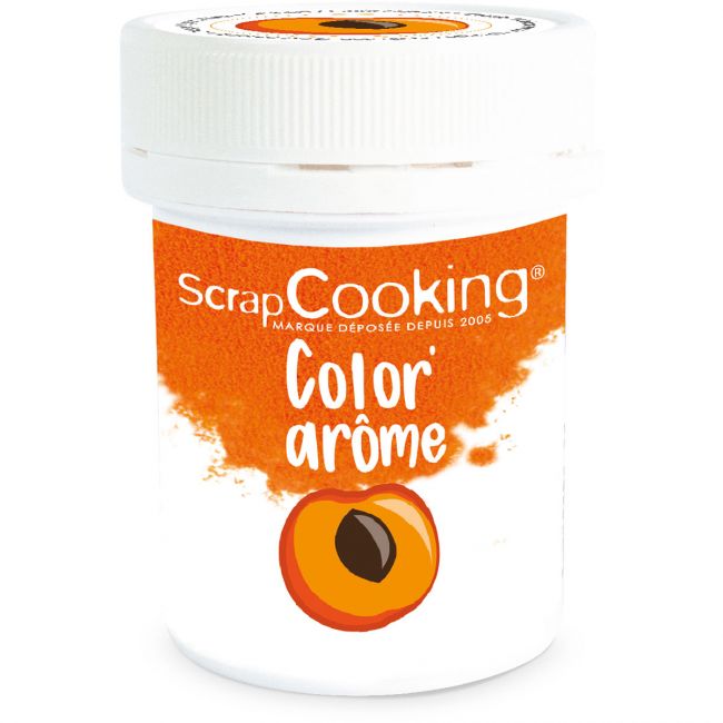 ScrapCooking Lebensmittelfarbe & Aroma Orange / Aprikose 10g