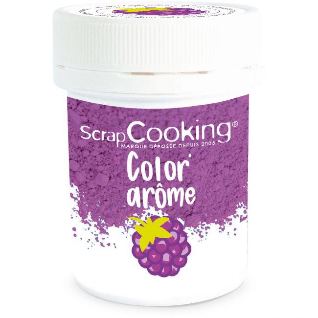 ScrapCooking Lebensmittelfarbe & Aroma Violett / Brombeere 10g