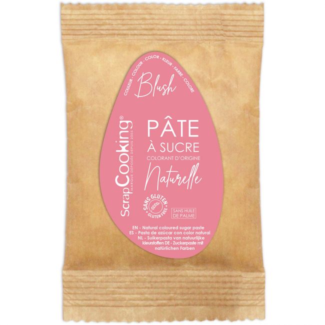 ScrapCooking Natural Fondant Blush - Pink 200g