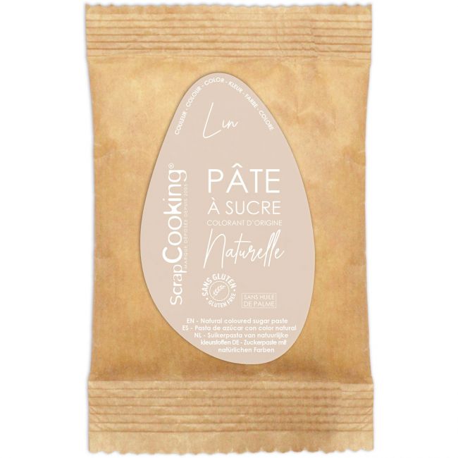 ScrapCooking Natural Fondant Lin - Latte 200g