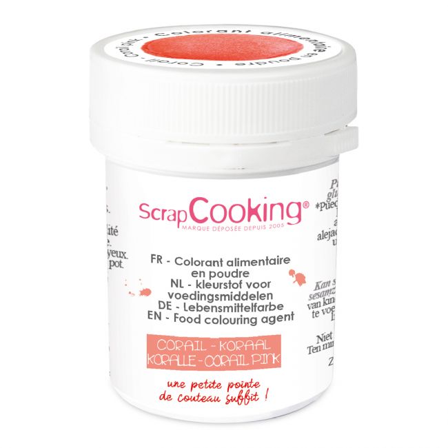 ScrapCooking Puderfarbe Coral 5g