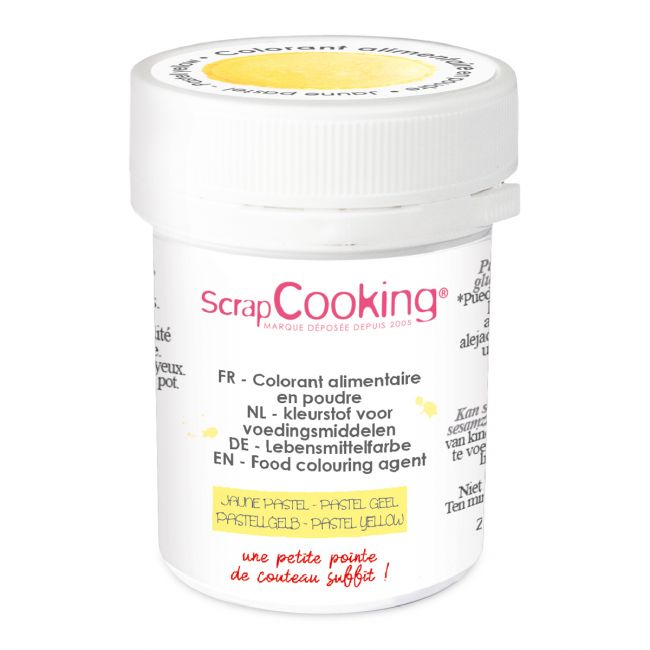 ScrapCooking Puderfarbe Pastell Gelb 5g