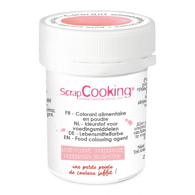 ScrapCooking Puderfarbe Rosa 5g