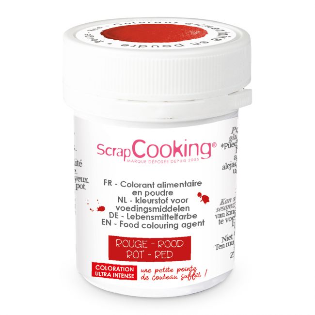 ScrapCooking Puderfarbe Rot 5g