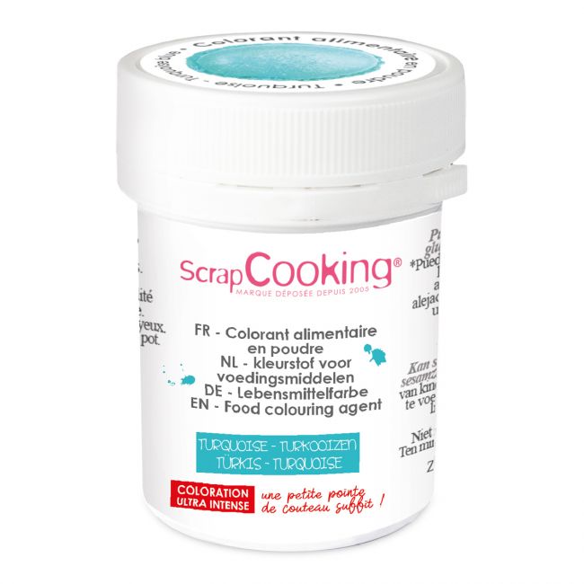 ScrapCooking Puderfarbe Türkis 5g