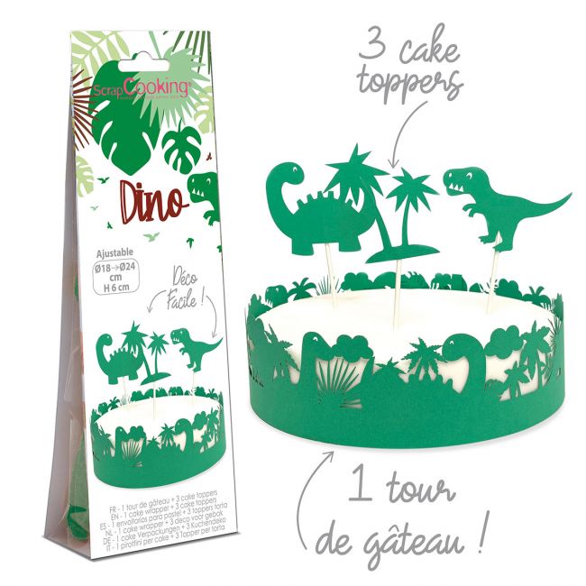 ScrapCooking Tortendeko Set Dino