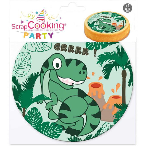 ScrapCooking Wafer Papier Disc Dino