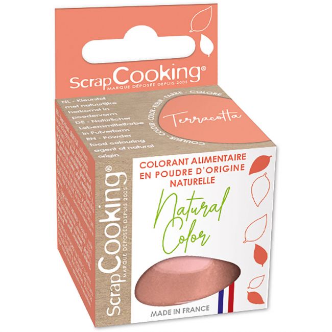 ScrapCooking natuerliche Lebensmittelfarbe Terracotta 10g