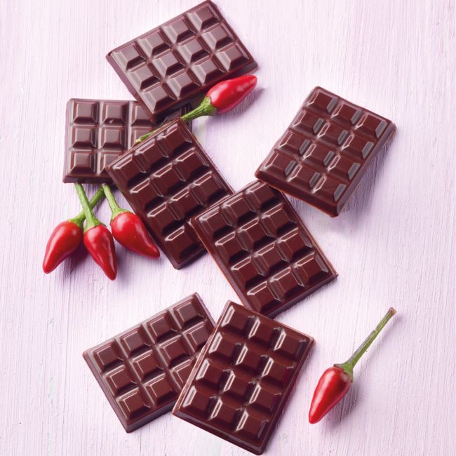 Silikomart Schokoladenform Tablette Beispiel