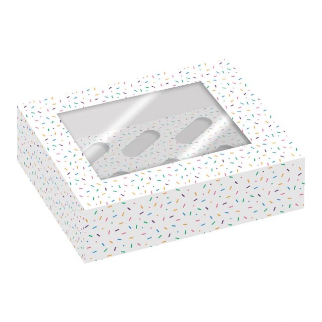 SimplyMaking 6er Cupcake Box - Sprinkles - 2 Stk.