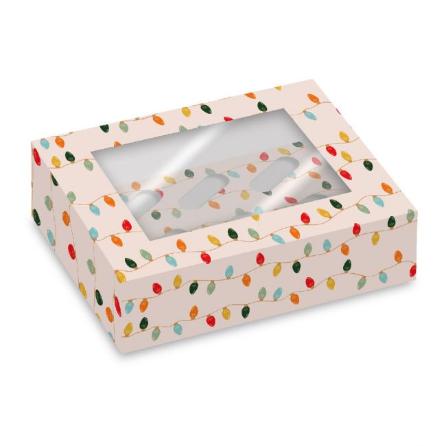 SimplyMaking 6er Cupcake Box - XMAS Lights - 2 Stk.