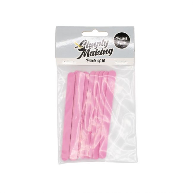 SimplyMaking Cakesicle Sticks - Pastellrosa - 10 Stk.