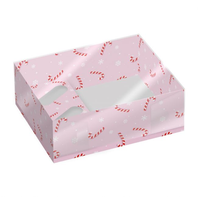 SimplyMaking Cupcake & Treat Box - Candy Cane - 2 Stk.