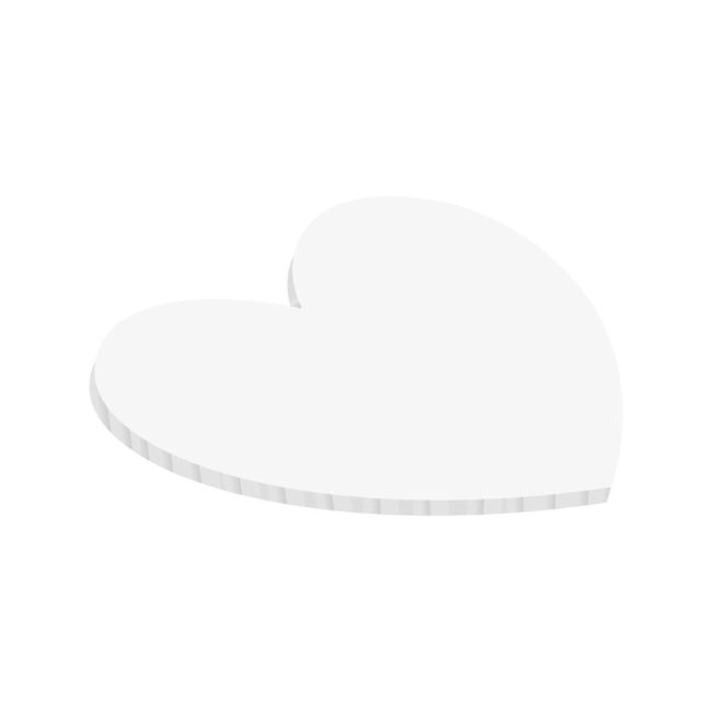 Simply Making Masonite Cake Board Weiß Herz 25cm
