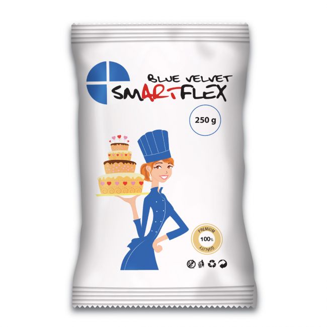 Smartflex Velvet Fondant Blau 250g