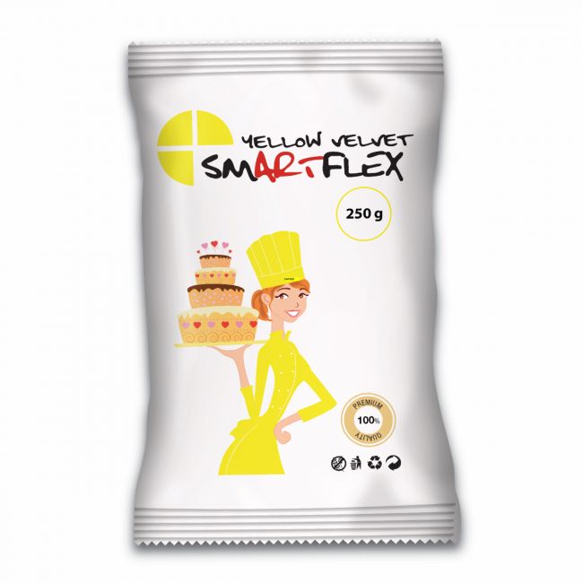 Smartflex Velvet Fondant Gelb 250g