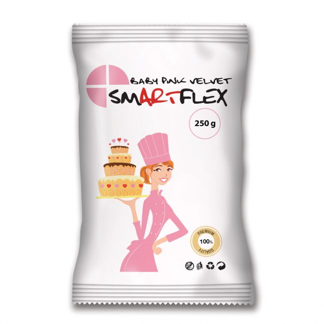 Smartflex Velvet Fondant Rosa 250g