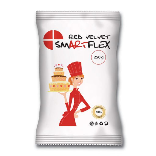 Smartflex Velvet Fondant Rot 250g