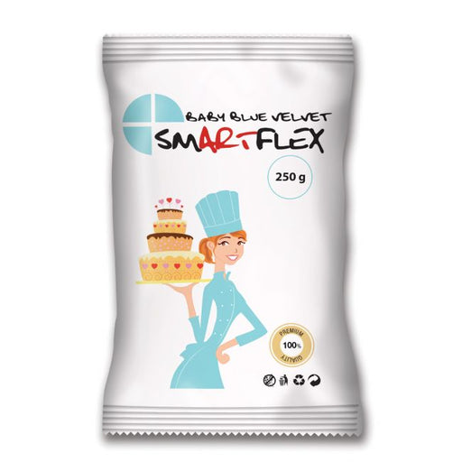 Smartflex Velvet Fondant BabyBlau 250g