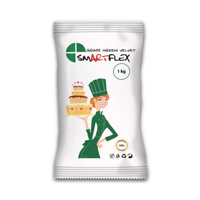 Smartflex Velvet Fondant Dunkelgrün 1kg