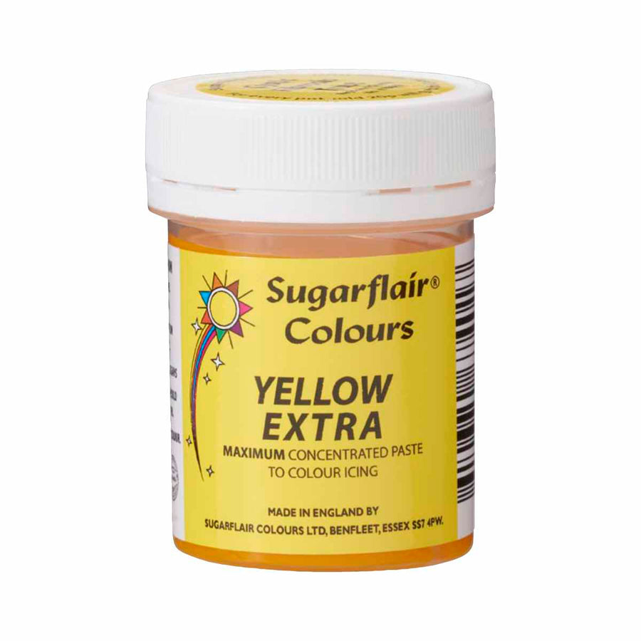 Sugarflair EXTRA Yellow Gelbe Pastenfarbe