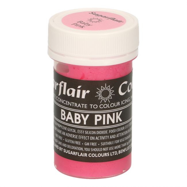 Sugarflair Pastenfarbe Baby Pink 25g