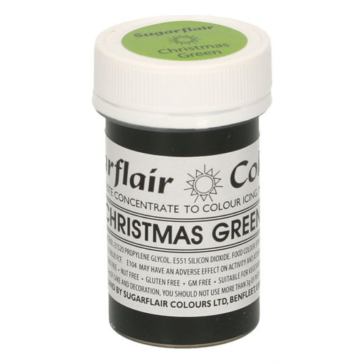 Sugarflair Pastenfarbe Christmas Green 25g