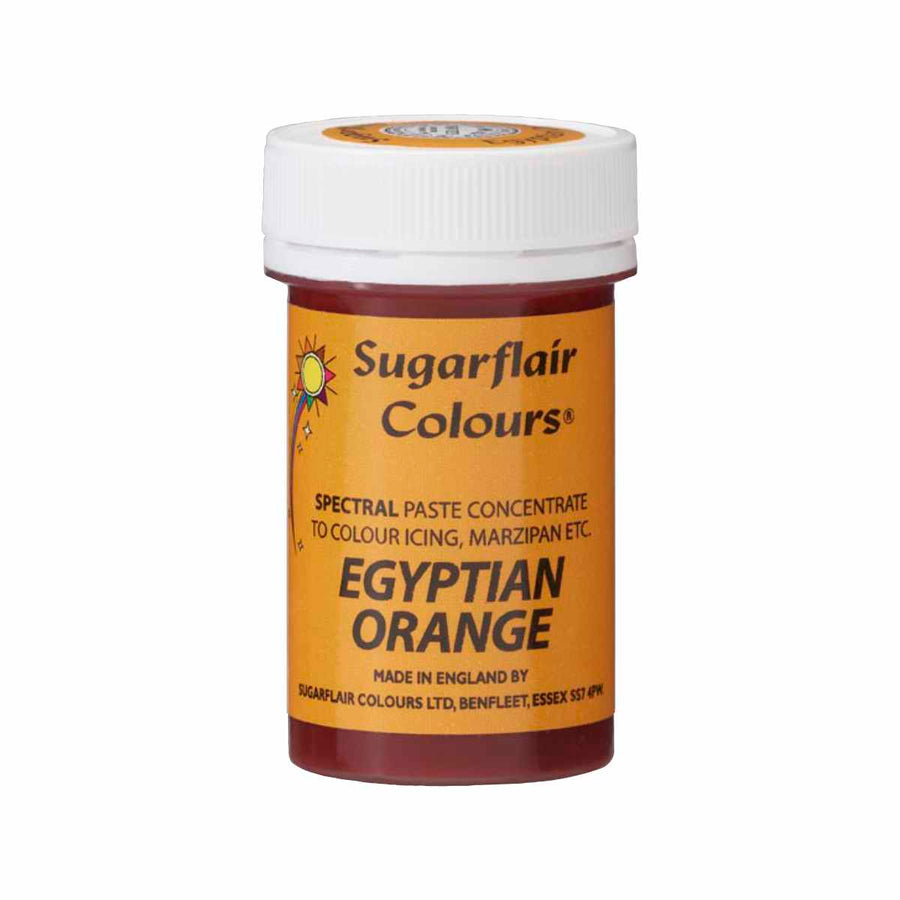 Sugarflair Pastenfarbe Egyptian Orange