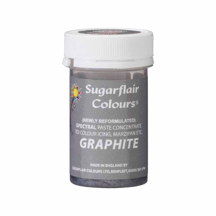 Sugarflair Pastenfarbe Graphite