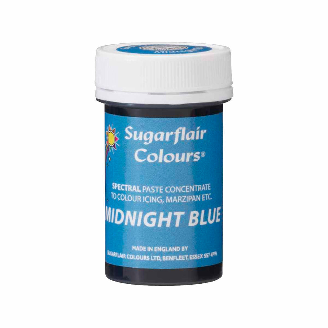 Sugarflair Pastenfarbe Midnight Blue