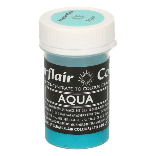 Sugarflair Pastenfarbe Pastel Aqua 25g