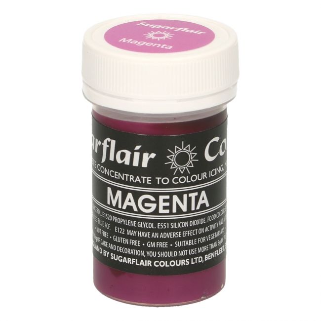 Sugarflair Pastenfarbe Pastel Magenta 25g