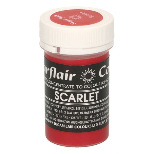 Sugarflair Pastenfarbe Pastel Scarlet 25g