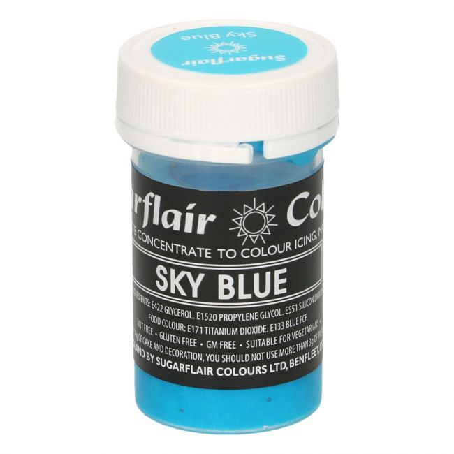 Sugarflair Pastenfarbe Pastel Sky Blue 25g