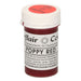 Sugarflair Pastenfarbe Poppy Red 25g