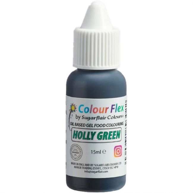 Lebensmittelfareb Sugarflair ColourFlex Holly Green