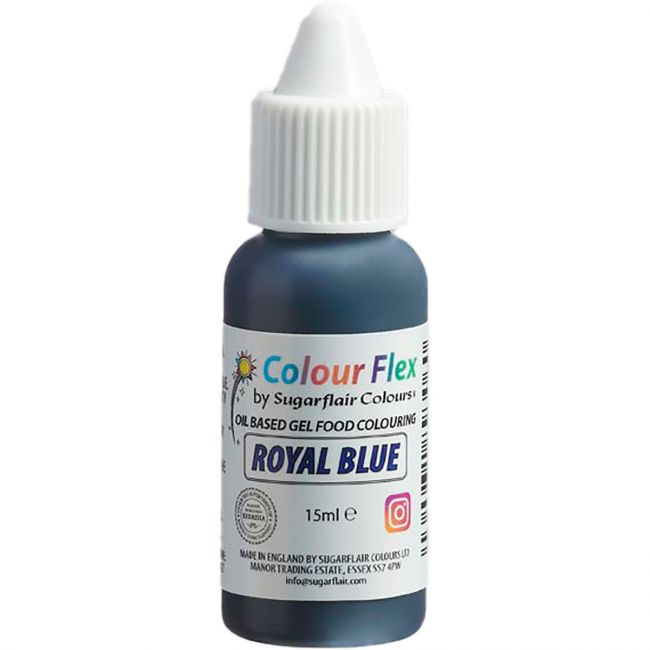 Sugarflair ColourFlex Lebensmittelfarbe Royal Blue