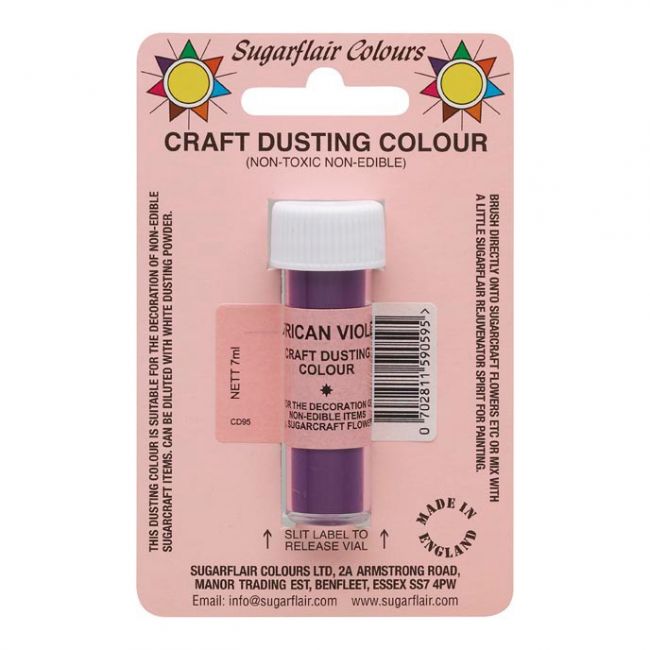 Sugarflair Craft Dust African Violet 5g