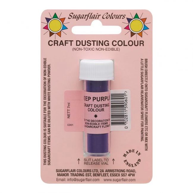 Sugarflair Craft Dust Deep Purple 5g