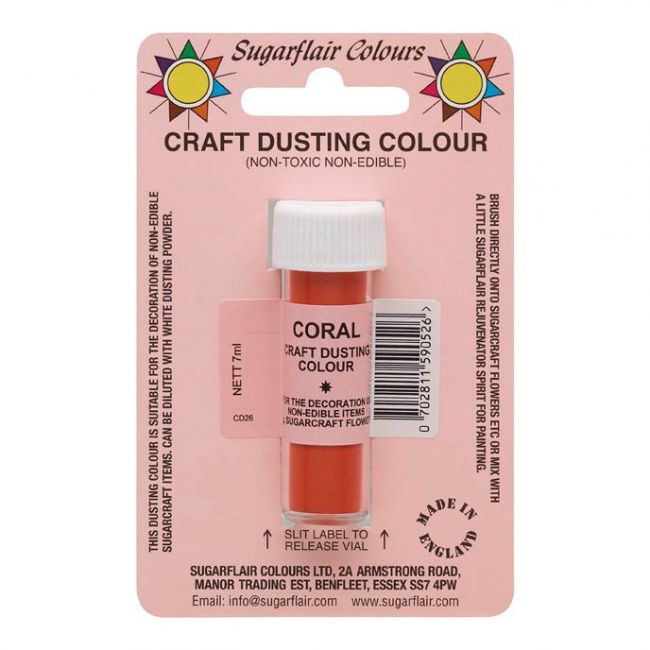 Sugarflair Craft Dust Koralle 5g