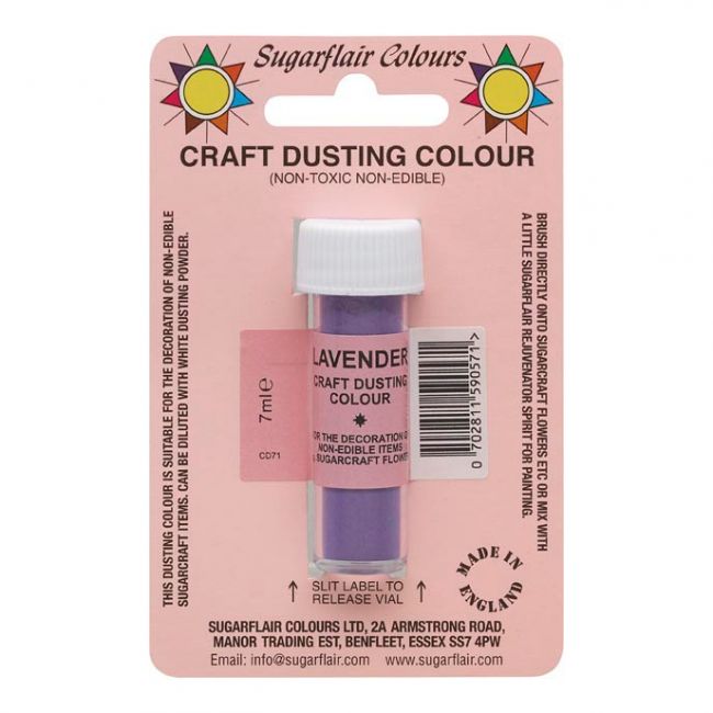 Sugarflair Craft Dust Lavender 5g