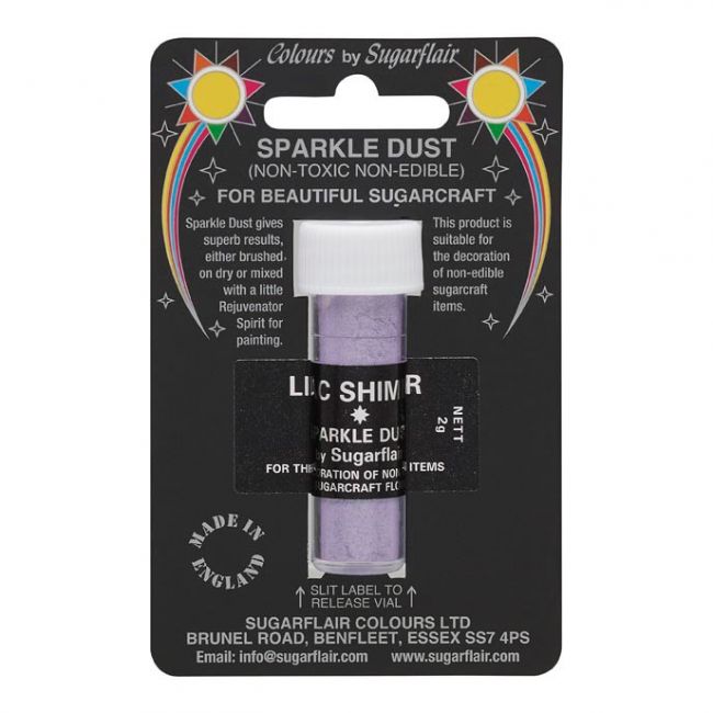 Sugarflair Glitzer Lilac Shimmer 2g